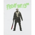 thumbnail image 2 of Friday the 13th Womens' Jason Vorhees Boyfriend Fit Graphic Print T-Shirt, 2 of 5
