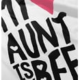 thumbnail image 4 of Cute BFF Niece Aunt Best Auntie Ever Youth T Shirt Tee Girls Infant Toddler Brisco Brands 2T, 4 of 5