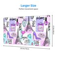thumbnail image 2 of Pofeuu Eiffel Tower and Hearts Print Mouse Pad,Rubber, Multipurpose Comfortable Waterproof Mousepad Desk Mat for Gamer Office Home, 2 of 8