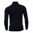 thumbnail image 3 of UTTOASFAY Men'S Fall Solid Color Jacket Sweater Casual Jacket Black 6(M), 3 of 4