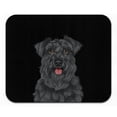 thumbnail image 2 of WIRESTER 8.66x7.08 in Rectangle Mouse Pad with Non-Slip Rubber Base for Computers, Laptop, Office & Home - Black Miniature Schnauzer Dog, 2 of 5