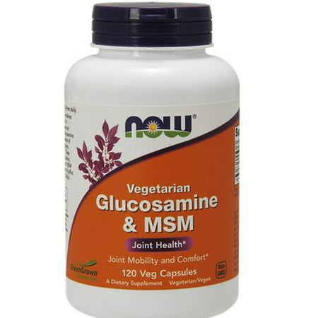 Glucosamine et MSM Végétarien NOW Foods 120 vcaps