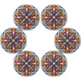 thumbnail image 3 of Coolnut Mexican Talavera Round Placemats Durable Non-Slip Table Mat Heat and Stain Resistant Placemat for Kitchen Table Outdoor BBQ Activities(1PCS) Home Decor Gifts, 3 of 7