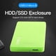 thumbnail image 3 of 2.5 HDD&nbsp;SSD&nbsp;Caso SATA a USB 3.0 Caja de disco duro compatible con 8 TB (verde) Tmvgtek Componentes de Computadoras, 3 of 8