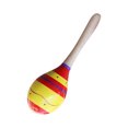 thumbnail image 3 of Hand Percussion Rattle, Wooden Light Cute Design  Music Education Maraca Toy  for Kindergarten L 20cm/7.9in, 3 of 8