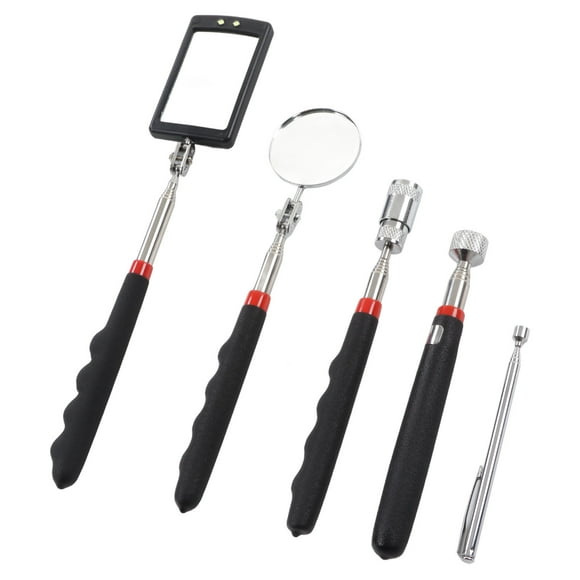 Pickup Tool Set, 10lb 8lb 1.5lb 360 Rotation Mirror Weather Proof Ergonomic Handle Telescoping  Pick Up Tool  for Office