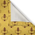thumbnail image 6 of Ambesonne Queen Bee Valance & Curtain, Geometric Honey Lover, 55"x36", Earth Yellow Seal Brown, 6 of 7