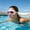 White, variant on HD Anti Fog Swimming Goggles Waterproof Wide View Adult Swim Glasses,Black