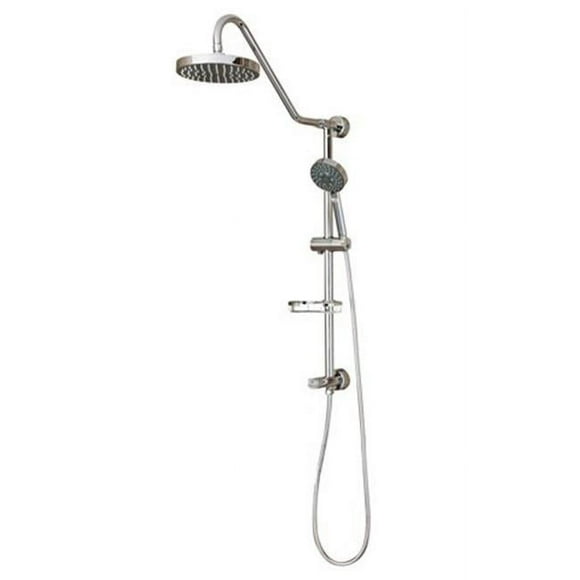 Pulse ShowerSpas Kauai III Shower Head Handheld Rain Fall Spa System, Chrome