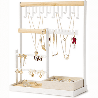 ProCase Earring Organiser Jewellery Organizer Box Bundle with Cute Jewelry  Organizer Stand Earring Holder