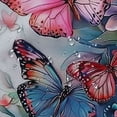 thumbnail image 5 of ARISTURING Butterflies Flowers Magic Realism Shower Curtain Set with Hooks 36x72, 5 of 7