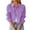 Purple, variant on Baberdicy Lady Jacket Women's Basic Solid Color Button Down Denim Jacket Crop Jacket Coat Denim Coat Green