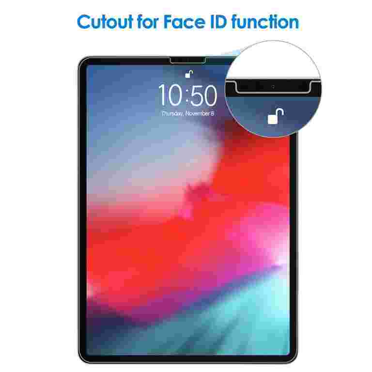 3-Pack Anti-Glare Screen Protectors For IPad Pro 11 & 12.9 (2018 Models) – Face ID Friendly