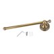 thumbnail image 1 of Antique Brass Bathroom Towel Rack Single Pole Bar Clothes Hanger Wall Shelf, 1 of 4