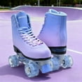 thumbnail image 3 of JZY Quad Roller Skates with Light-Up Wheels,High-Top Design for Women, Men & Teens, 3 of 7