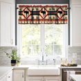 thumbnail image 3 of Rustic Farmhouse Valances Curtains for Kitchen Windows, Lodge Bear Moose Deer Country Style Farmhouse Country Short Small Curtains Treatments for Bedroom Living Room Bathroom, 54" X 18", 3 of 5