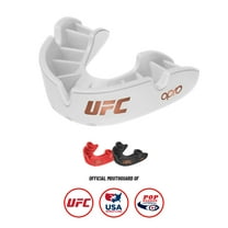 OPRO Bronze Level UFC Mouth Guard – Mouthguard for Boxing, MMA & Football (White, Adult)