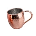 thumbnail image 1 of Taza Moscow Mule de cobre y acero inoxidable. Portátil, resistente y única, ideal para bebidas frías en cafeterías, en casa o para beber cerveza., 1 of 7
