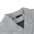 thumbnail image 5 of AZoiNM Men's Slim Fit Double Breasted Vest Notch Lapel Business Casual Polyester Rayon, 5 of 10