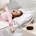 thumbnail image 4 of Despertador de luz nocturna con luz LED - Color, intensidad de luz, melodías y sonido ajustables - Material resistente y suave - Caras y sonidos divertidos - Niños Fokelyi HY-1740, 4 of 5