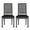 Black, variant on Noble House Beckstrom French Wood Dining Chair, Set of 2, Light Gray, Natural