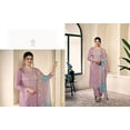 thumbnail image 4 of Indian Pakistani Wedding Special Dress Ready to Wear Shalwar Kameez Plazzo Pant Suits ( Lavender, XL - 44 ), 4 of 5