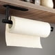 thumbnail image 3 of Soporte de rollo de cocina sin taladrar, soporte de rollo de papel autoadhesivo práctico debajo del gabinete, acero inoxidable Feliz Sencillez, 3 of 5