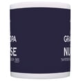 thumbnail image 3 of ThisWear Father's Day Gifts for Nurse Gifts I am a Grandpa and a Nurse Nothing Scares Me Funny Male Nurse 11 ounce Coffee Mug Navy, 3 of 4