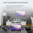 thumbnail image 1 of ET1815 150M HD Network Extender 1080P -Compatible Transmitter Receiver Support POE Power Supply with AU Plug, 1 of 5
