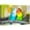 HTB14-BIRDS-SLM05, variant on PixonSign Canvas Print Wall Art Lovebird Parrots on Tree Animals Wilderness Photography Realism Contemporary Closeup Relax/Calm Multicolor Ultra for Living Room, Bedroom, Office - 32x48