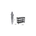 thumbnail image 3 of Homestyles General Line Wood Rolling Kitchen Cart in Black, 3 of 3