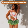 thumbnail image 3 of SHISUYAN 1Set Hawaiian Party Costume Set Tropical Beach Style Cloth Photography Prop For Adults, 3 of 9