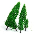 thumbnail image 3 of Esquirla 32 Pcs Modèle Vert Arbre Rue Architecture Décor Échelle 1:50, 3 of 8
