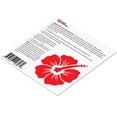 thumbnail image 2 of Hibiscus Decal Red Sticker Vinyl Rear Window Car Truck Laptop Flower Wall Water and Fade Resistant 4 Inches, 2 of 4