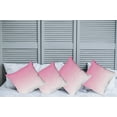 thumbnail image 6 of Ambesonne Ombre Throw Pillow Cover 4 Pack, Dreamy Digital Print, 24", Pale Pink, 6 of 6