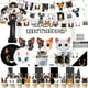 thumbnail image 2 of Juego de vajilla de papel de gato blanco y negro, decoraciones para fiesta de cumpleaños, platos de pata de gatito, tazas, adornos, suministros para Baby Shower, 2 of 5