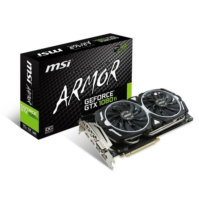 Tarjeta gráfica MSI GEFORCE GTX1080 TI ARMOR 11G OC 11GB