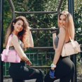 thumbnail image 2 of mirlewaiy Mini Gym Bag for Women Girls Small Gym Tote Bag with Wet Compartment Waterproof Travel Duffle Bag Cute Workout Sport Bag, 2 of 7
