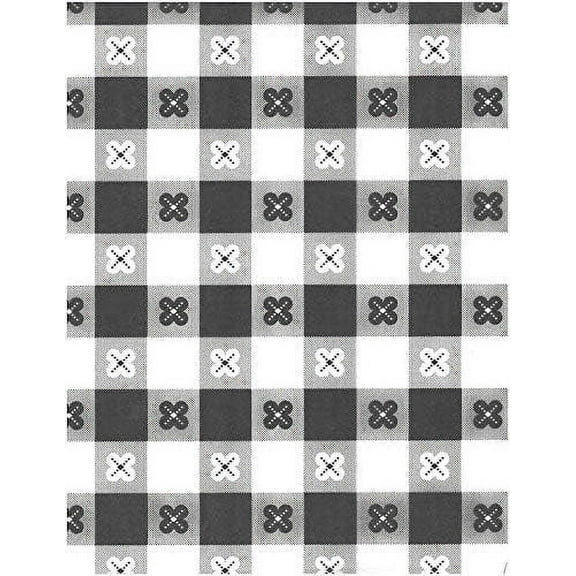 Handy Wacks Black Gingham Food Wrap Paper, 12 x 12 inch - 6000 sheets per case.
