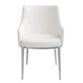 thumbnail image 2 of Sunpan Fauteuil Moderne de Course Poursuite, 22,5 Po x 21 Po, Blanc, 2 of 4