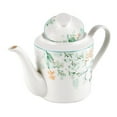 thumbnail image 6 of Bone China Teapot Floral Teapot 1.15-qt. (1.1 L) The Green Leaves Tea Pot Tea Brewer for Tea or Coffee Tea Kettle Kitchen Tea Pot, 6 of 10