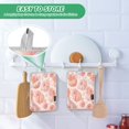 thumbnail image 6 of 2-Pack Pot Holders Heat Resistant Kitchen Oven Mitts 7x9.8in for Oven, Microwave & BBQ Pastel Pink Pumpkins, 6 of 7