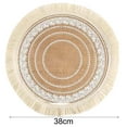 thumbnail image 5 of Flax Placemats for Kitchen, Hot Pads or Trivets for Hot Dishes Pots and Pans, Stylish Mats for Wooden Table or Modern Farmhouse or Easter Decor, 5 of 8