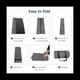 thumbnail image 4 of Tela de Picnic Colchoneta Plegable Manta Suave Plegable al Aire Libre Manta Impermeable Camping Playa CelosíA 150Cmx200Cm, 4 of 5