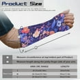 thumbnail image 6 of Jiueut Colorful Flower Arm Cast Cover Arm Wrist Elbow Protection Cover Hand Cast Covers for Shower Adult Size M Washable Cast and Bandage Protector Wrist Cast Cover, 6 of 7