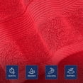 thumbnail image 6 of Linteum Textile Supply Red Hand Towels for Bathroom 16x27 Inches 100% Cotton Zero Twist Hand Towel Set Quick Dry Highly Absorbent Spa Towels Bulk for Salon, Home, Hotel, Gym [Pack of 12], 6 of 7