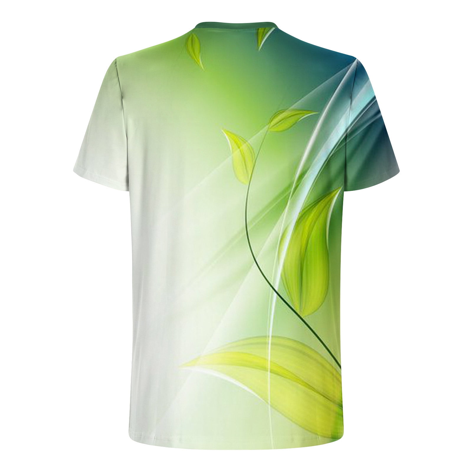 green white graphic tee