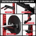 thumbnail image 4 of Folding Wall Mounted Squat Rack,1000 lbs Capacity Power Rack for Home Gym,Space-Saving Foldable Squat Rack with Pull-Up Bar & Landmine,Heavy-Duty 2.36" x 2.36" Steel Frame Power Cage, 4 of 8