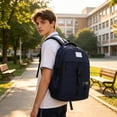 thumbnail image 4 of Classical School Backpack Lightweight Bookbag Casual Daypack Travel Work Bag For Teenagers College Girls Boys, 4 of 5