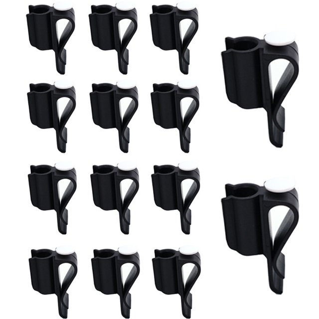 Soporte para Putter Golf WDOplteas 14 Uds Clip Fijo Accesorios Deportivos Negros